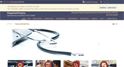 Desktop Screenshot of kingswoodsurgery.co.uk